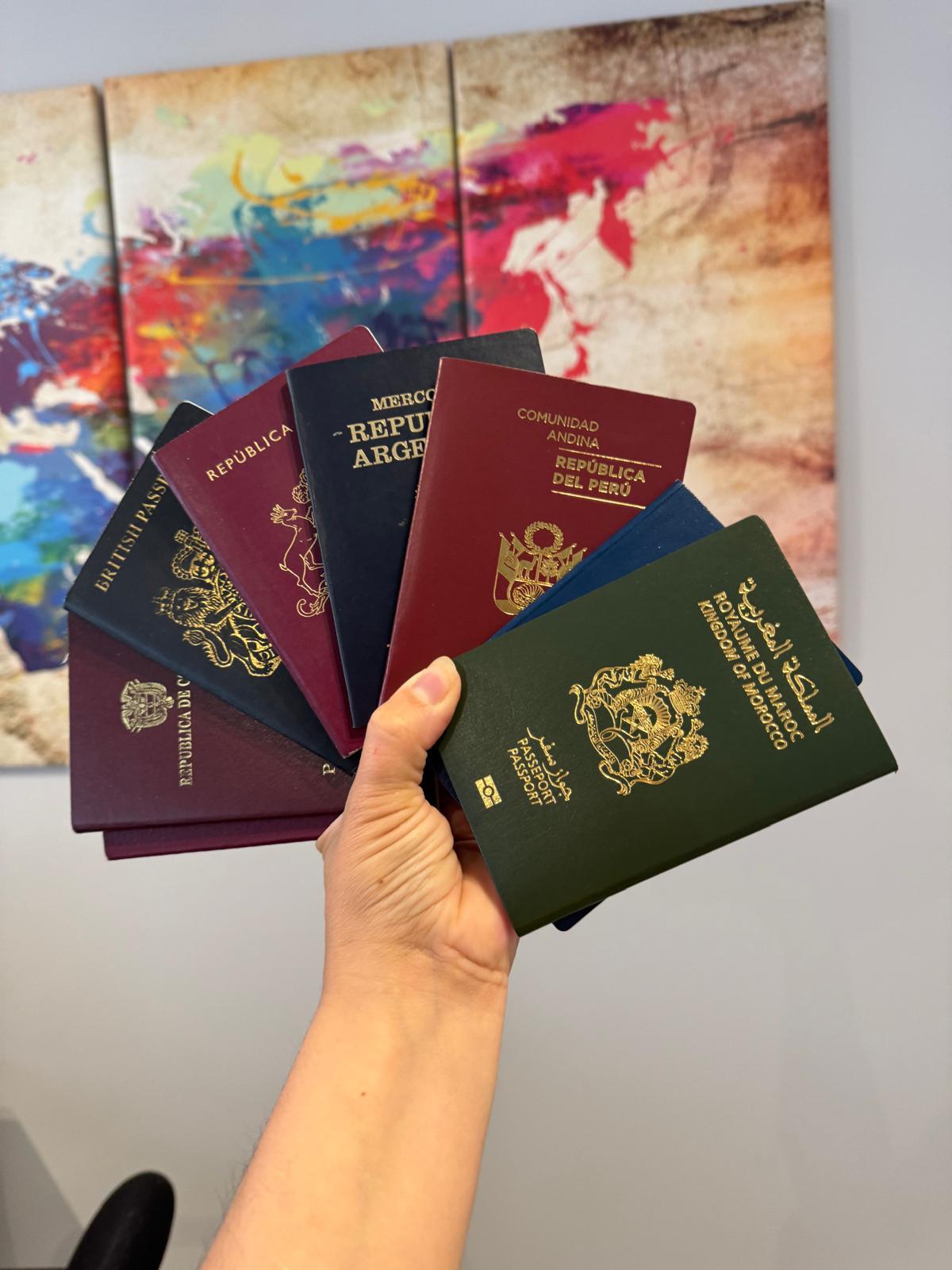 Pasaportes y documentación